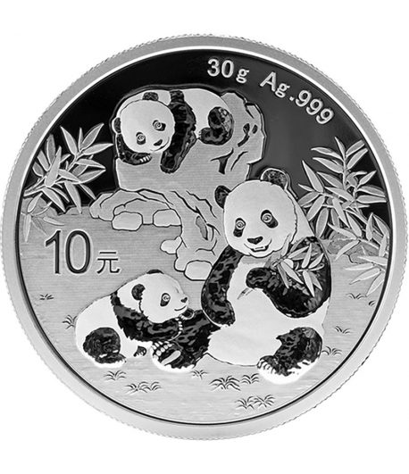 Moneda de plata China 10 Yuan Panda 2025  - 2