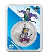 Moneda de plata 5 Dollars Samoa Batman Joker 2024 Color  - 1