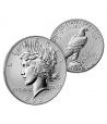 Estuche plata Proof EEUU 2024 onzas Morgan y Peace Dollar.  - 3