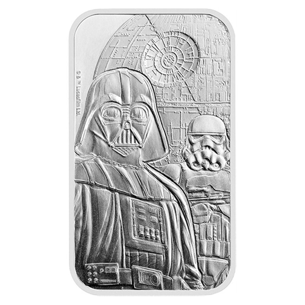 Moneda de plata Gran Bretaña 2024 Lingote Star Wars  - 1