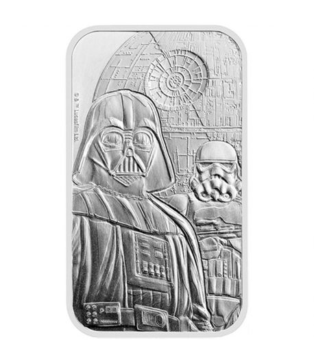 Moneda de plata Gran Bretaña 2024 Lingote Star Wars  - 1