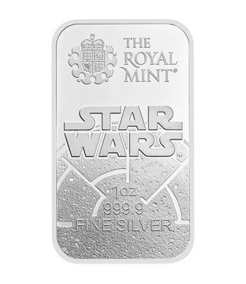 Moneda de plata Gran Bretaña 2024 Lingote Star Wars  - 2