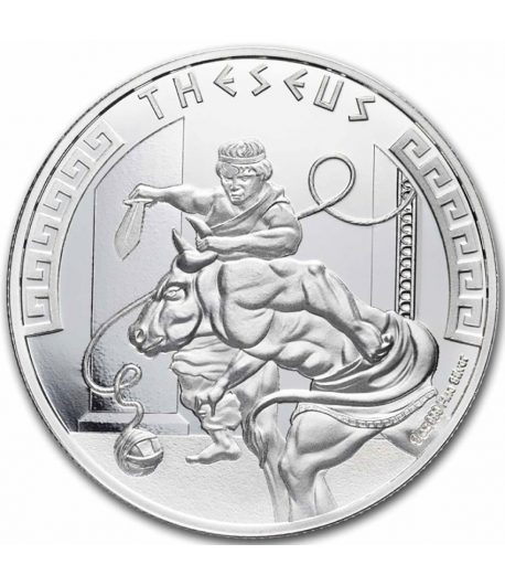 Moneda de plata One Dollar Niue 2024 Theseus  - 1