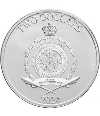 Moneda de plata One Dollar Niue 2024 Theseus  - 2