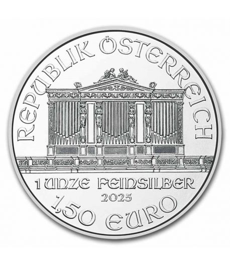 Moneda onza de plata 1,5 euros Austria Philarmonica 2025.  - 2