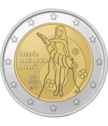 moneda 2 euros Bélgica 2025 Loteria Nacional  - 1