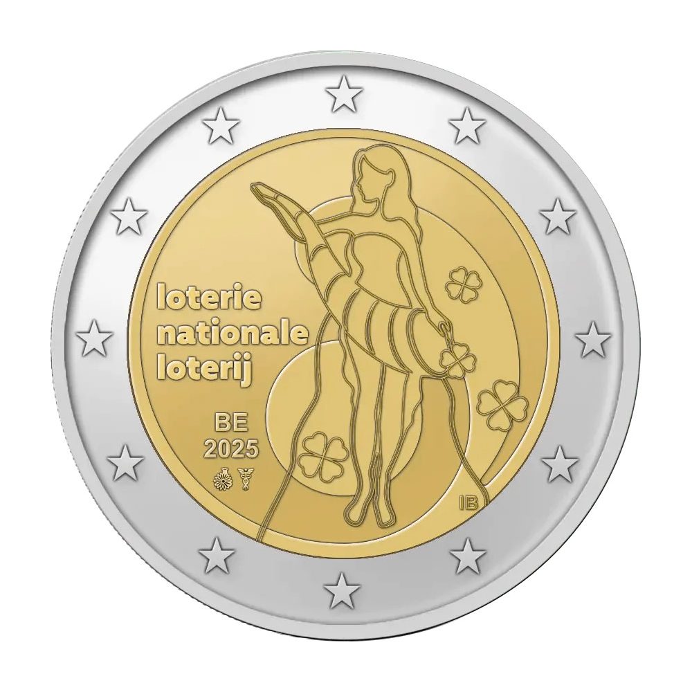 moneda 2 euros Bélgica 2025 Loteria Nacional  - 1