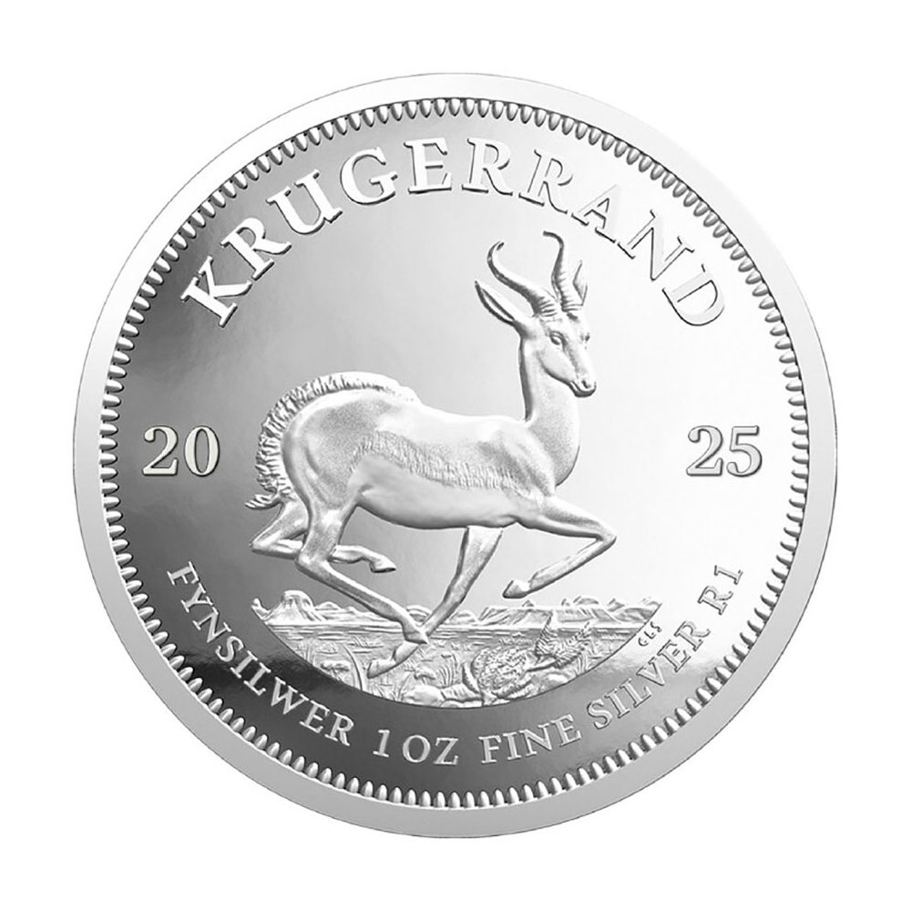 Moneda de plata 1 Rand Sudafriaca Krugerrand 2025  - 1