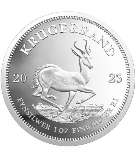 Moneda de plata 1 Rand Sudafriaca Krugerrand 2025  - 1