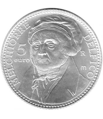 San Marino 5 Euros 2006 Melchiorre Delfico. Plata.  - 1