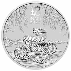 Moneda de plata Austalia 1$ año Lunar Chino de la Serpiente 2025